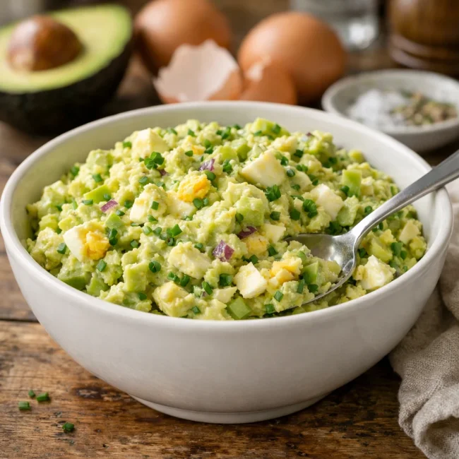 Traditional Avocado Egg Salad