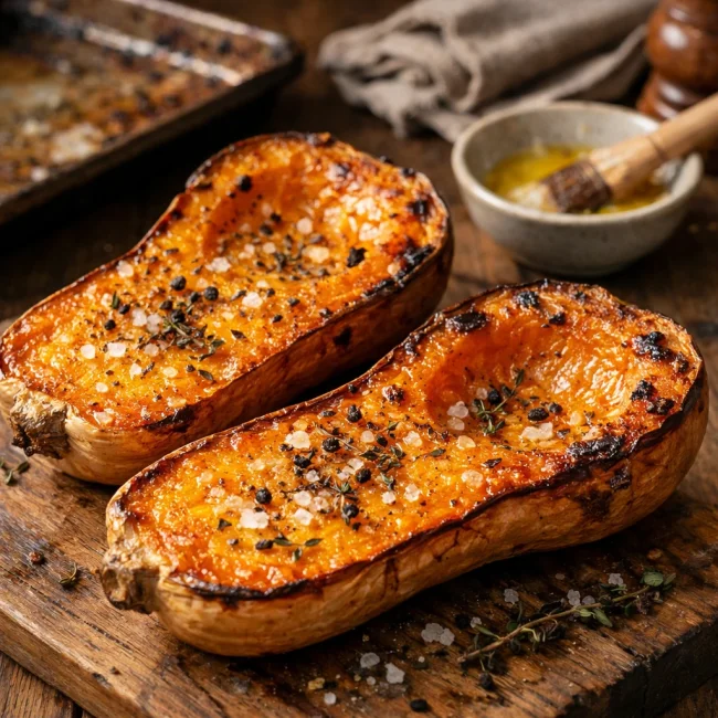 Traditional Baked Butternut Squash