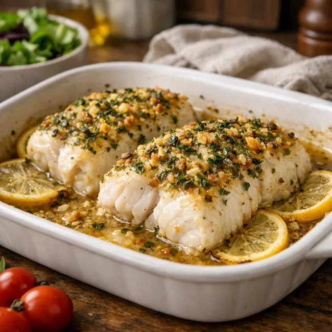 Traditional Baked Cod