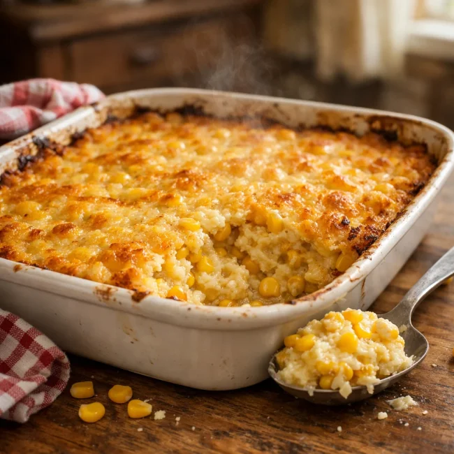 Traditional Baked Corn Casserole