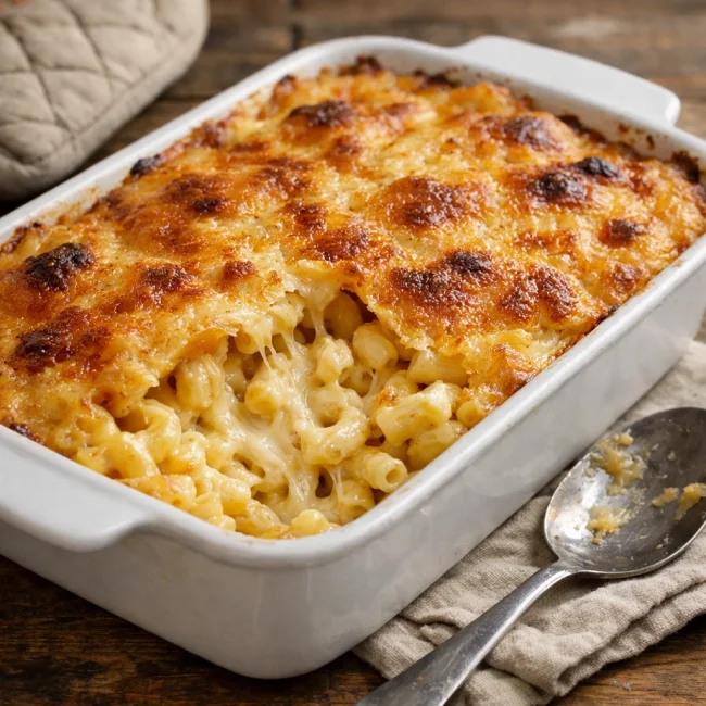 Traditional Baked Macaroni and Cheese