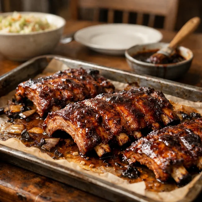 Traditional Baked Pork Ribs
