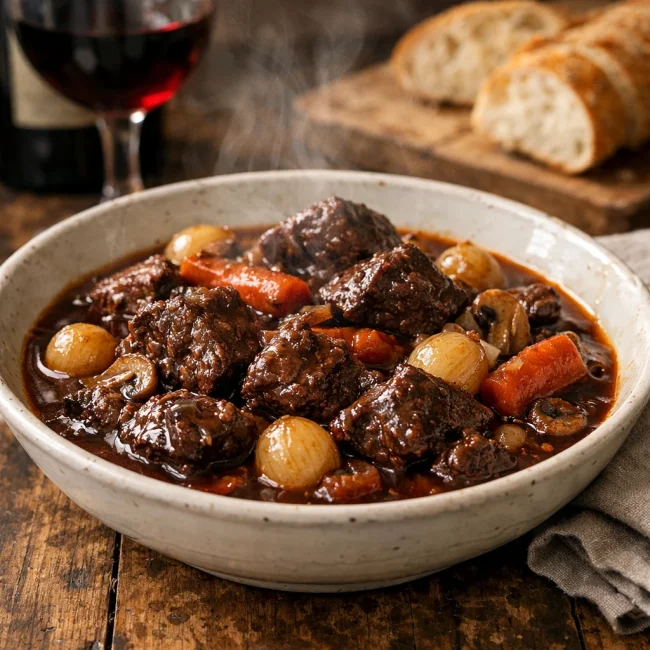 Traditional Beef Burgundy