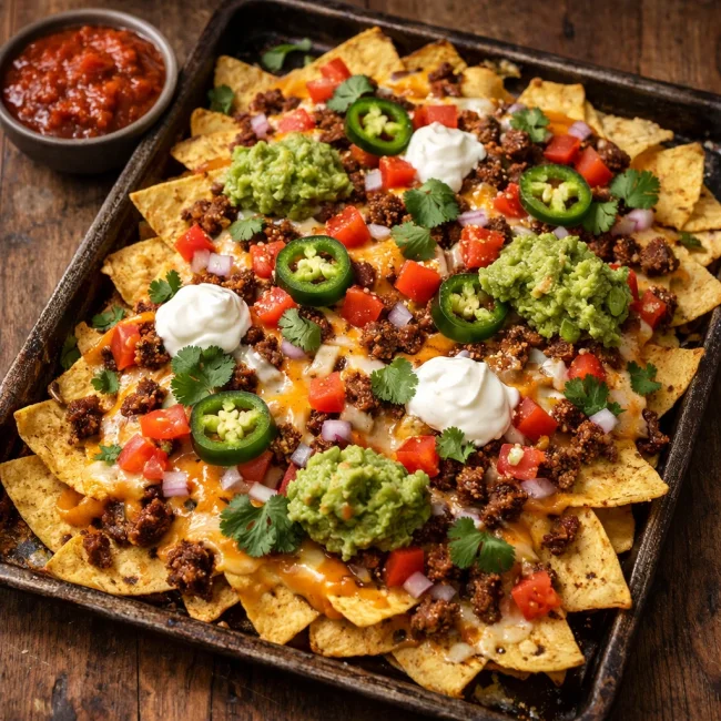 Traditional Beef Nachos
