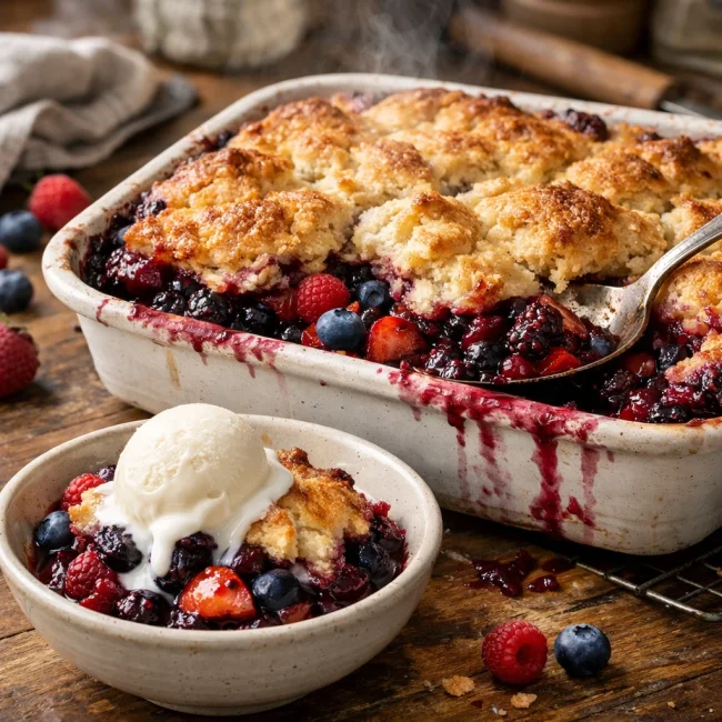 Traditional Berry Cobbler