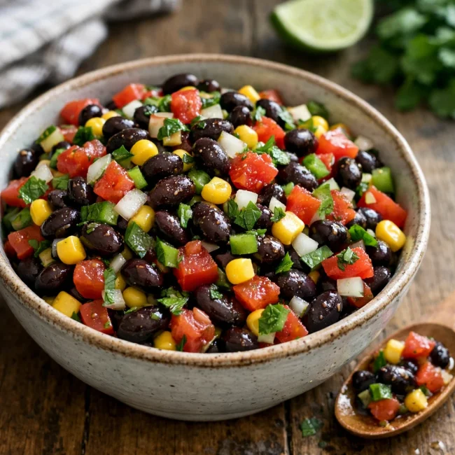 Traditional Black Bean Salsa