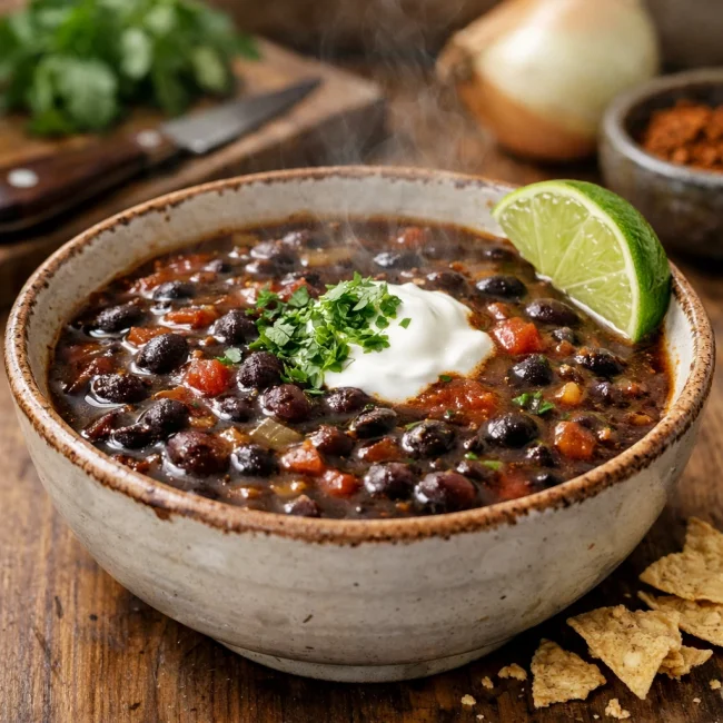 Traditional Black Bean Soup