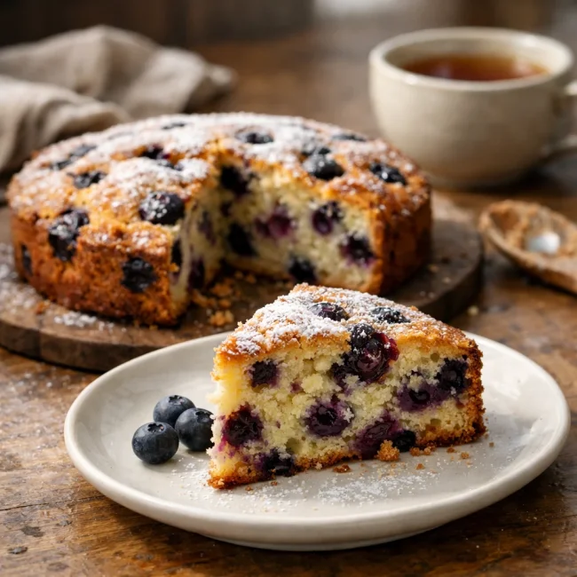 Traditional Blueberry Cake