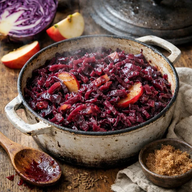 Traditional Braised Red Cabbage