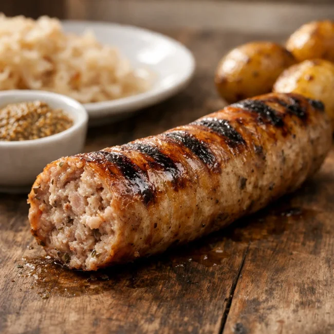 Traditional Bratwurst Sausage