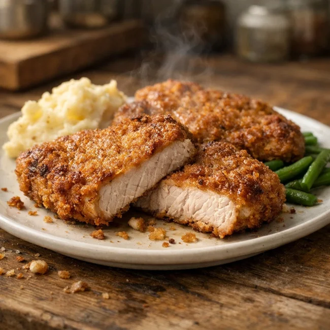 Traditional Breaded Pork Chops