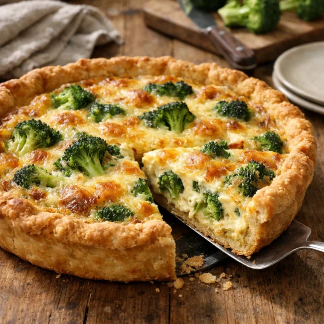 Traditional Broccoli Quiche