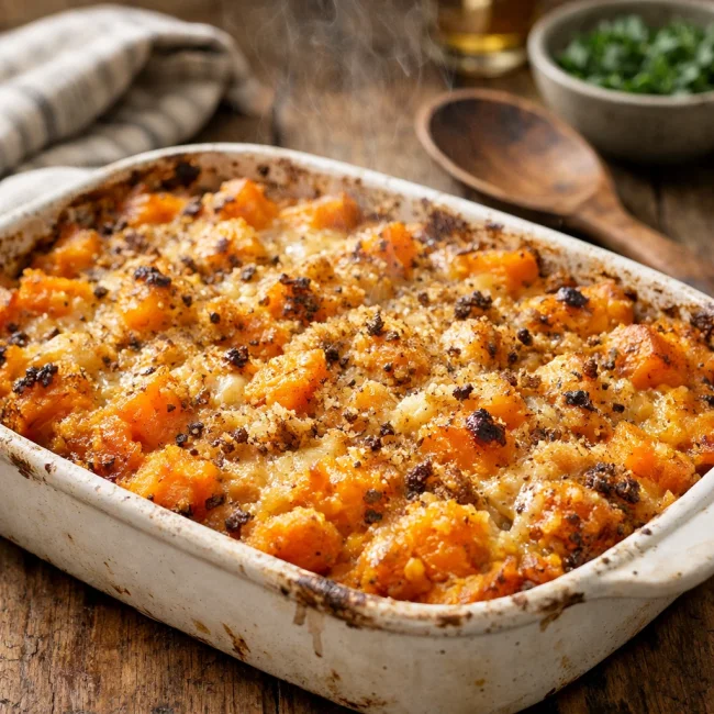 Traditional Butternut Squash Casserole