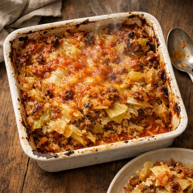 Traditional Cabbage Casserole