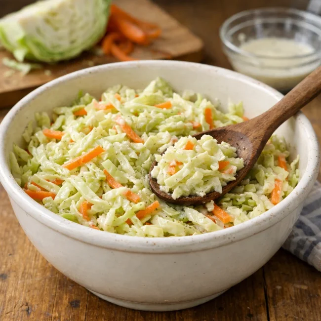 Traditional Cabbage Coleslaw