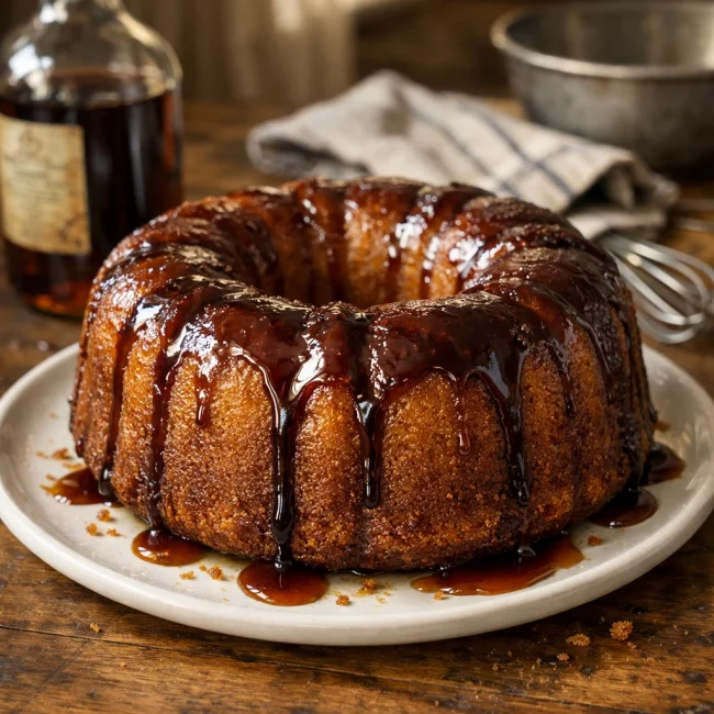 Traditional Caribbean Rum Cake