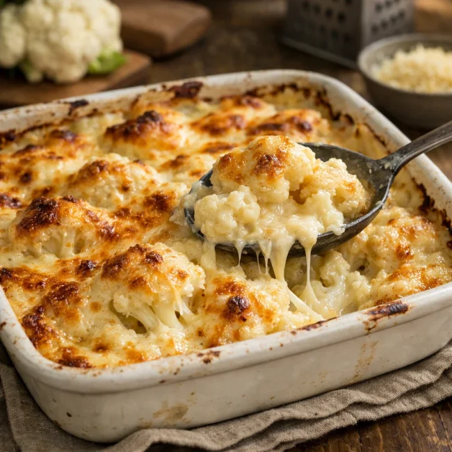 Traditional Cauliflower Gratin