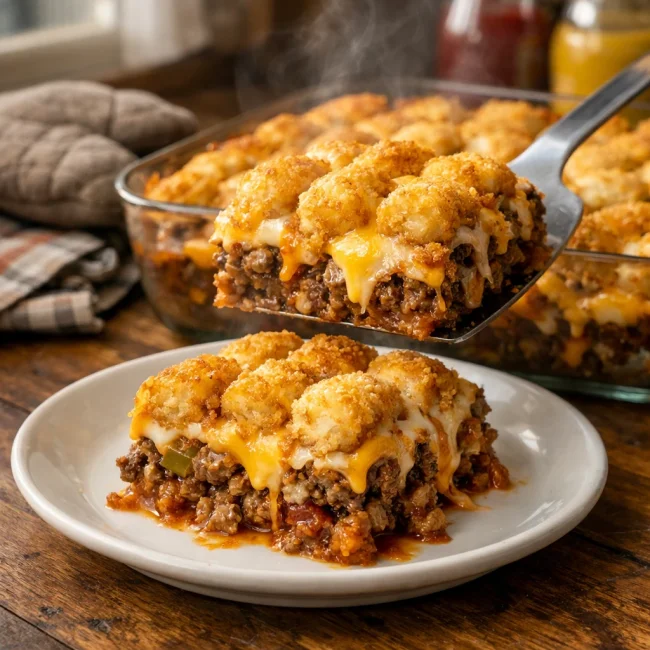 Traditional Cheeseburger Casserole