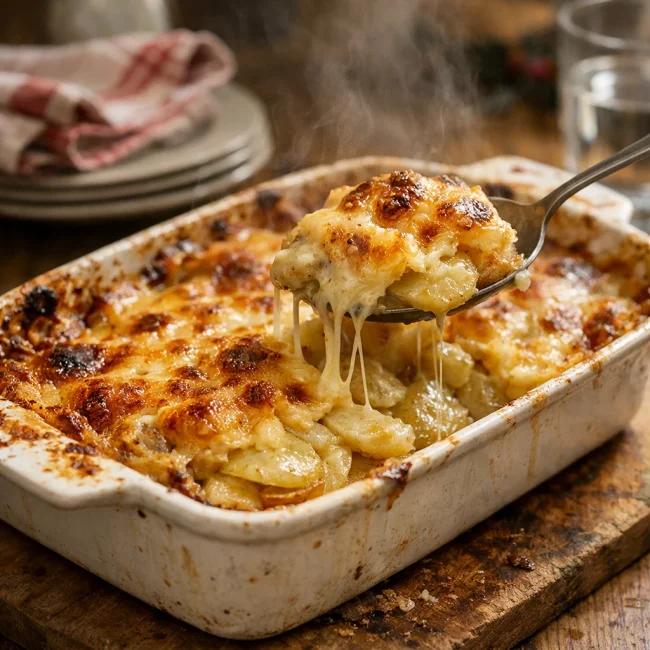 Traditional Cheesy Potato Casserole