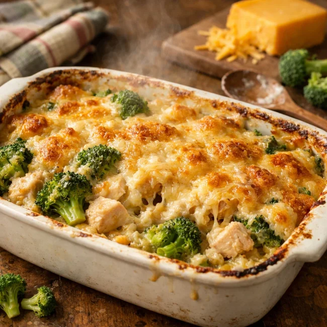 Traditional Chicken and Broccoli Casserole