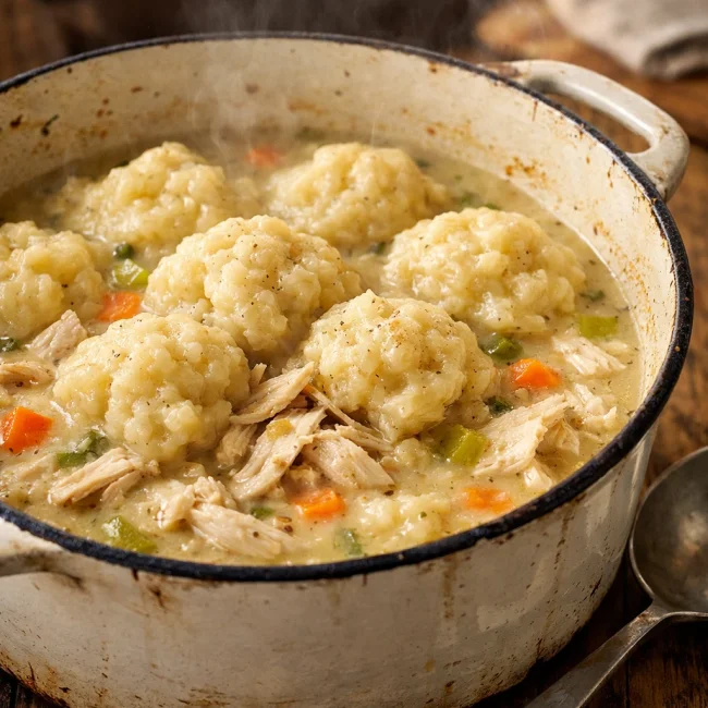 Traditional Chicken and Dumplings