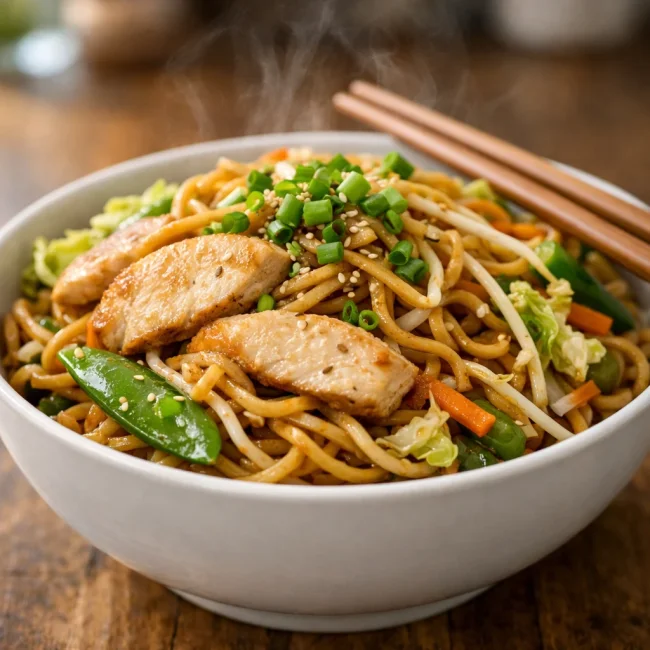 Traditional Chicken Chow Mein