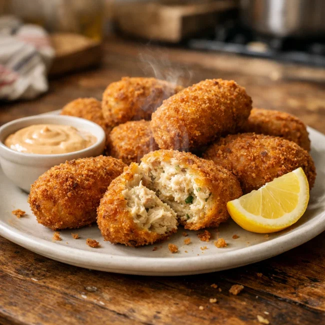 Traditional Chicken Croquettes