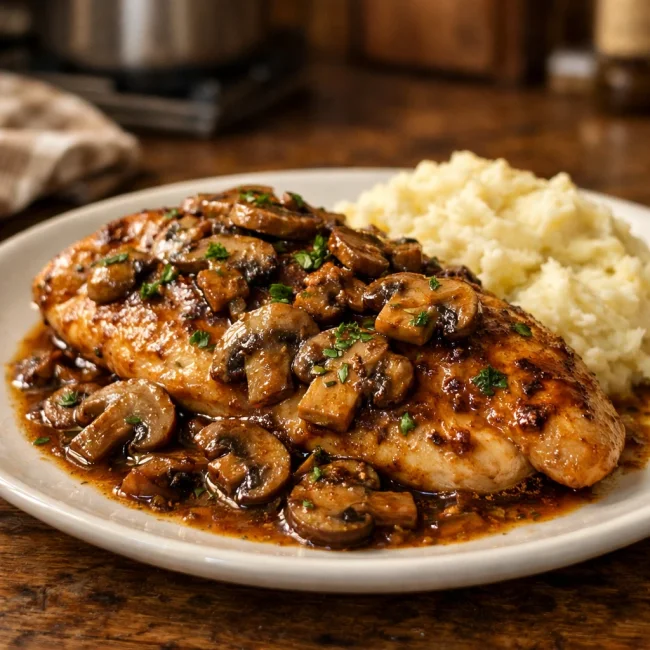 Traditional Chicken Marsala