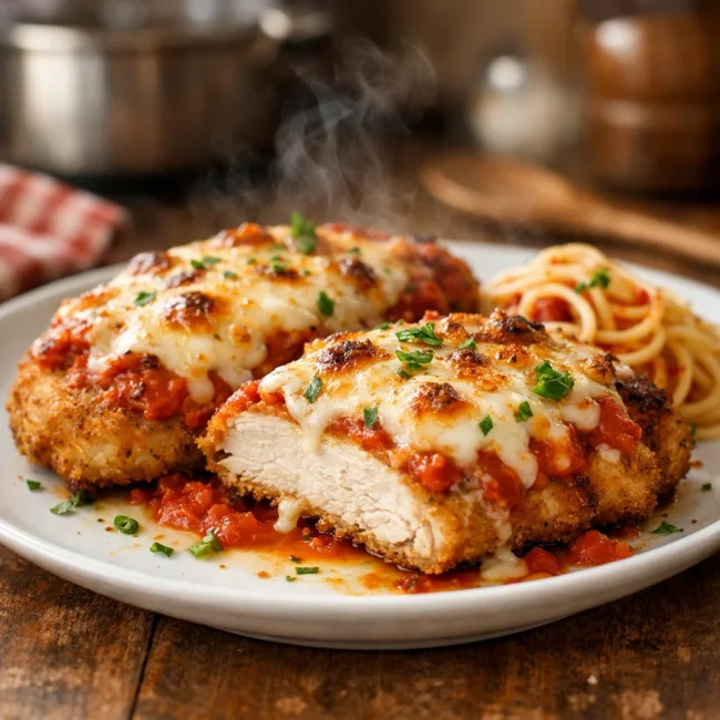 Traditional Chicken Parmigiana