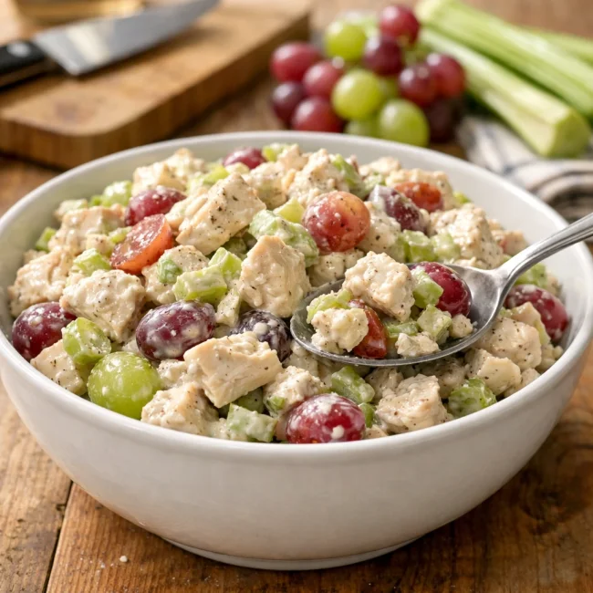Traditional Chicken Salad with Grapes
