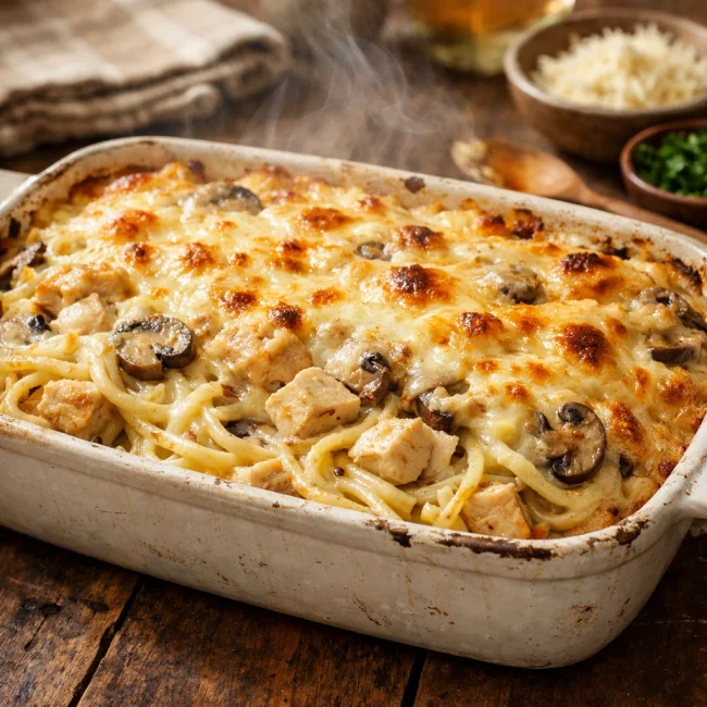 Traditional Chicken Tetrazzini