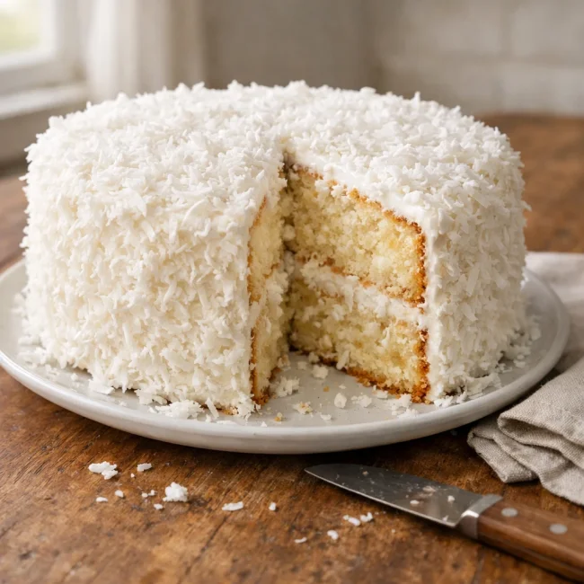 Traditional Coconut Cake