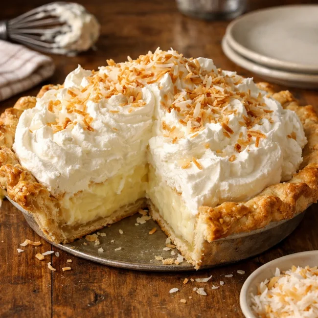 Traditional Coconut Cream Pie