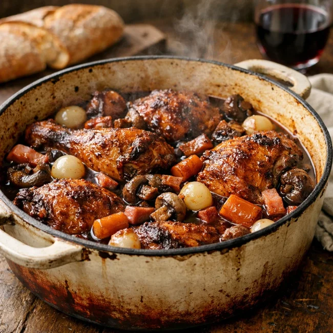 Traditional Coq au Vin