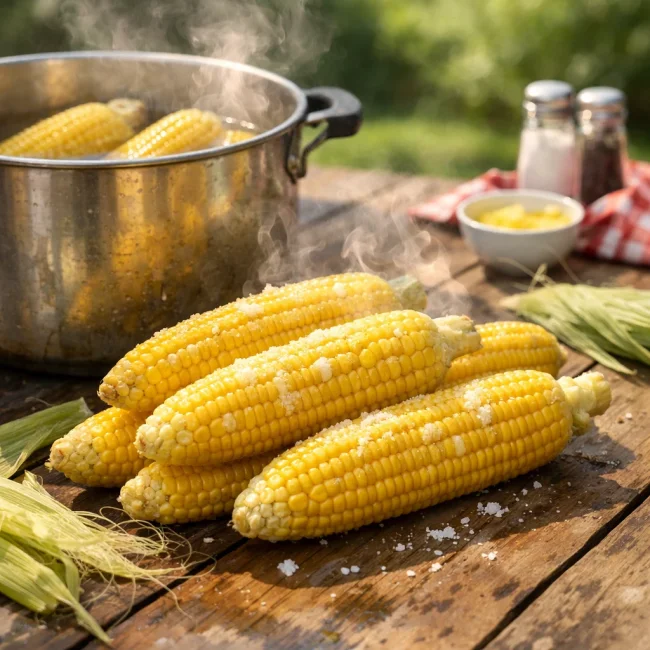 Traditional Corn Boil
