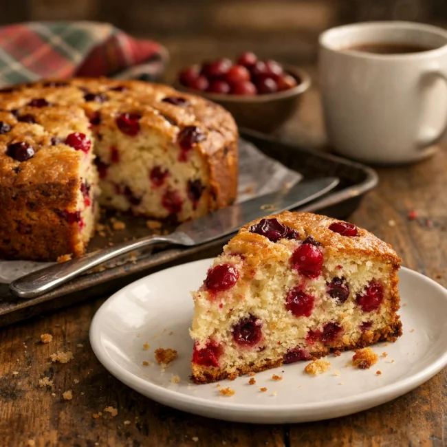Traditional Cranberry Cake
