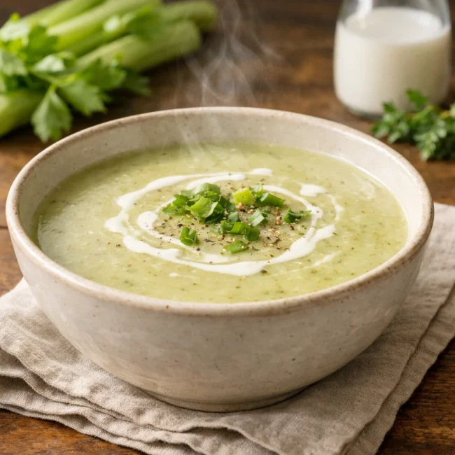 Traditional Cream of Celery Soup