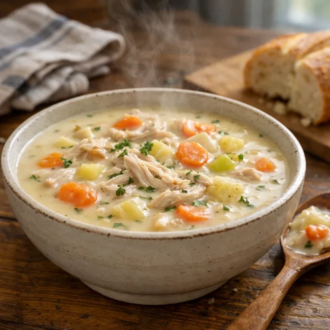 Traditional Creamy Chicken Soup