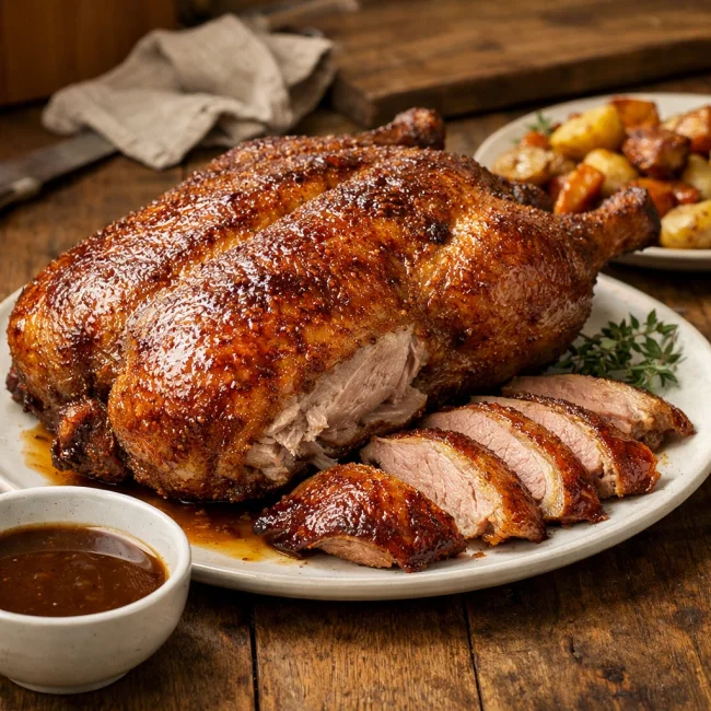Traditional Crispy Roast Duck