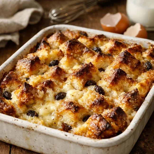 Traditional Custard Bread Pudding