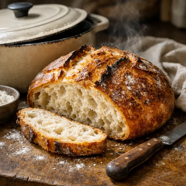 Traditional Dutch Oven Bread