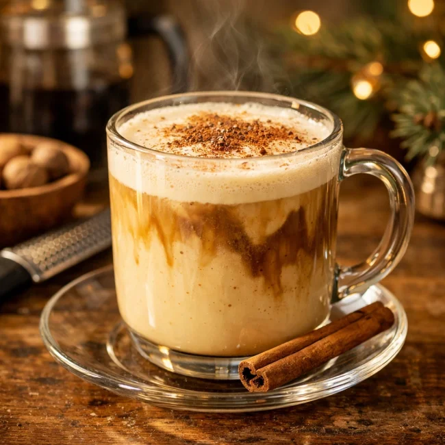 Traditional Eggnog Coffee