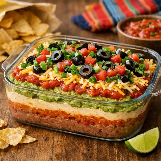 Traditional Fiesta Taco Dip