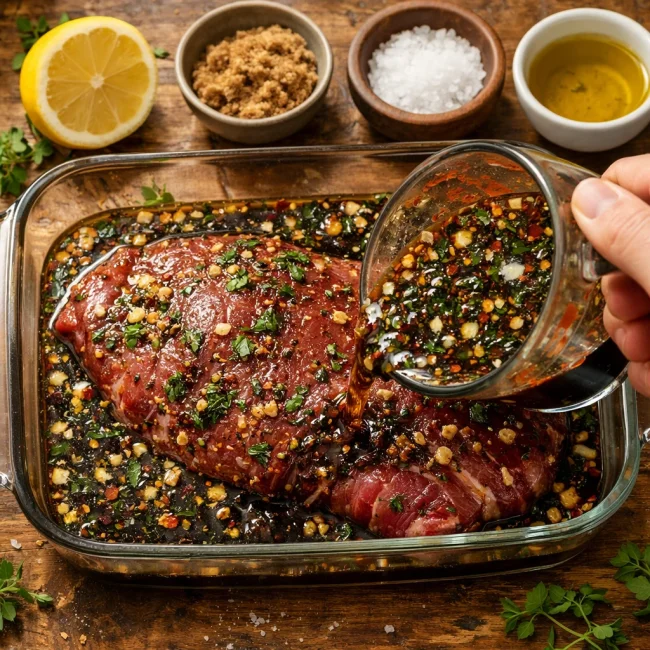 Traditional Flank Steak Marinade