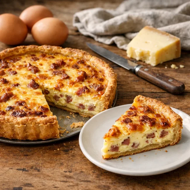 Traditional French Quiche Lorraine