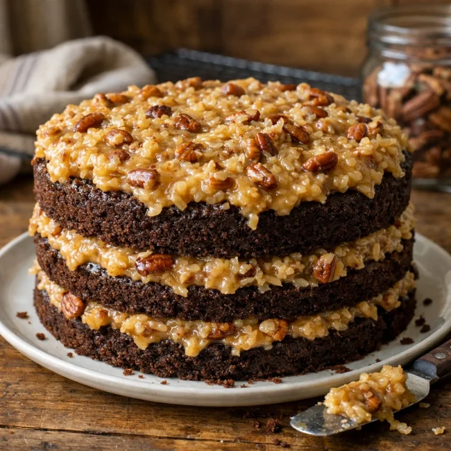 Traditional German Chocolate Cake