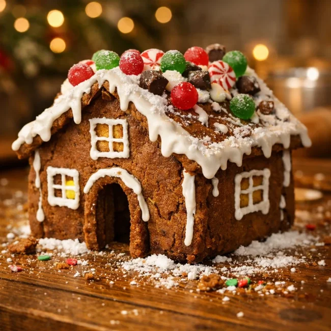 Traditional Gingerbread House