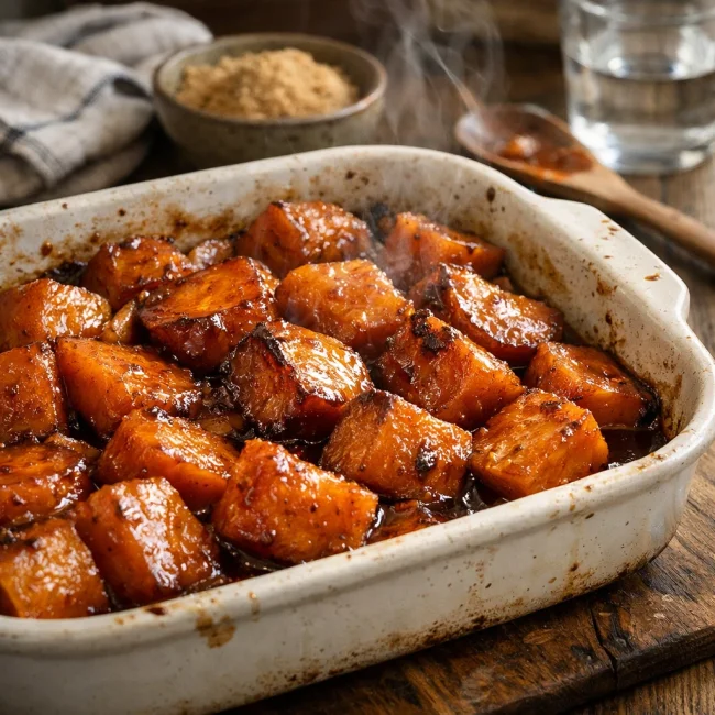 Traditional Glazed Sweet Potatoes