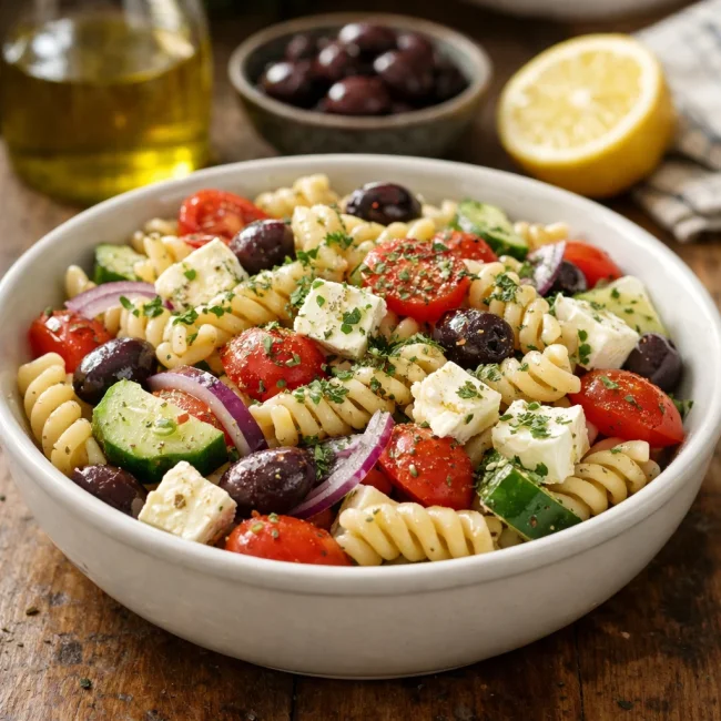Traditional Greek Pasta Salad