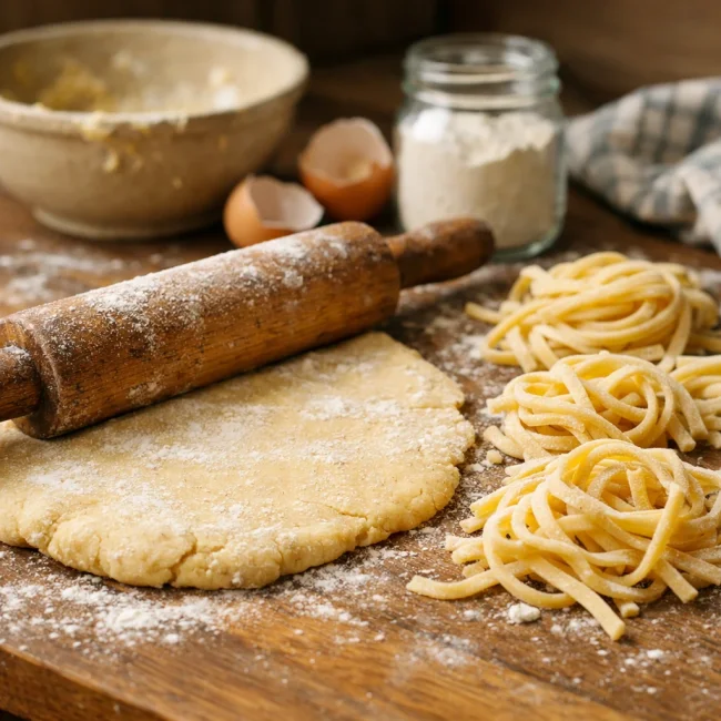 Traditional Handmade Egg Noodles